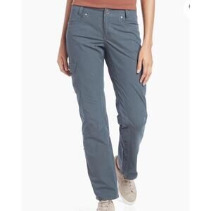 Kuhl Womens 10 REG Splash Roll-Up Pants Metal Blue Cargo Pants Hiking Outdoor